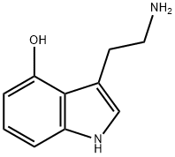 4-Hydroxytryptamine 结构式