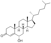4-Cholesten-6beta-ol-3-one 结构式