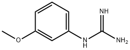 N-(3-甲氧基苯基)胍 结构式