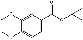 Benzoic acid, 3,4-diMethoxy-, 1,1-diMethylethyl ester 结构式