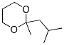 2-methyl-2-(2-methylpropyl)-1,3-dioxane 结构式