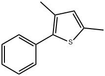 2,4-二甲基-5-苯基噻吩 结构式