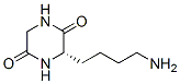 2,5-Piperazinedione,3-(4-aminobutyl)-,(S)-(9CI) 结构式