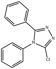 3-氯-4,5-二苯基-4H-1,2,4-三唑 结构式