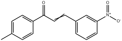 1-(4-METHYLPHENYL)-3-(3-NITROPHENYL)PROP-2-EN-1-ONE 结构式