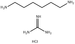 聚六亚甲基单胍盐酸盐 结构式