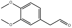 (3,4-二甲氧基苯基)乙醛 结构式