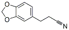1,3-Benzodioxole-5-propanenitrile 结构式