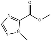 1-甲基-1H-1,2,4-三唑-5-羧酸甲酯 结构式