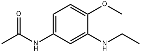 N-[3-(乙氨基)-4-甲氧苯基]乙酰胺 结构式