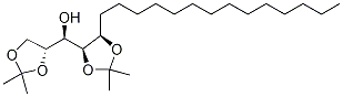 (2R,3R,4S,5R)-1,2:4,5-Di-O-isopropylidene-3-nonadecanol 结构式