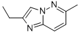 2-ETHYL-6-METHYL-IMIDAZO[1,2-B]PYRIDAZINE 结构式