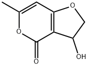 3-羟基-6-甲基-2,3-二氢-4H-呋喃[3,2-C]吡喃-4-酮 结构式