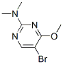 5-Bromo-4-methoxy-N,N-dimethyl-2-pyrimidinamine 结构式