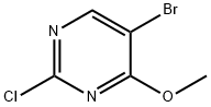 5-溴-2-氯-4-甲氧基嘧啶 结构式