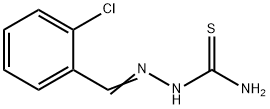 2-氯苯甲醛缩胺基硫脲 结构式