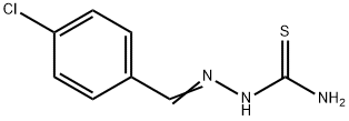 4-氯苯甲醛缩氨基硫脲 结构式