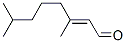 3,7-dimethyloct-2-enal 结构式