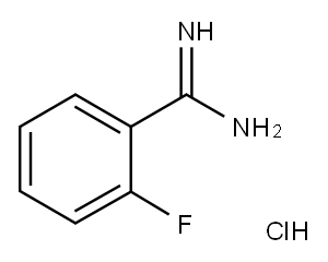 2-氟苄脒盐酸盐 结构式