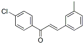 1-(4-chlorophenyl)-3-(3-methylphenyl)prop-2-en-1-one 结构式