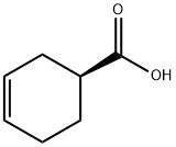 (S)-(-)-3-环己烯甲酸 结构式