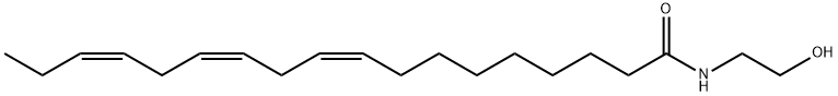 ALPHA-LINOLENOYL ETHANOLAMIDE 结构式