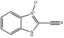 1H-Benzimidazole-2-carbonitrile,3-oxide(9CI) 结构式