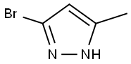 3-溴-5-甲基-1H-吡唑 结构式