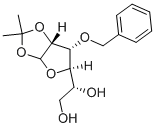 3-O-苄基-1,2-O-异亚丙基-Α-D-呋喃阿洛糖 结构式