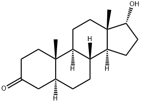 17-羟基-5 雄甾烷-3-酮 结构式