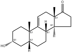 (3R,5R,8S,10S,13S,14S)-3-羟基-10,13-二甲基-3,4,5,6,7,8,10,12,13,14,15,16-十二氢-1H-环戊二烯并[A]菲-17(2H)- 酮 结构式