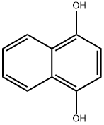 1,4-二羟基萘 结构式
