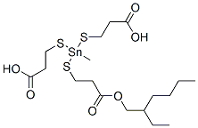 3,3',3''-[(Methylstannylidyne)tristhio]tris(propanoic acid 2-ethylhexyl) ester 结构式