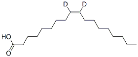 氘代油酸(9,10-D2) 结构式
