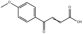 3-(4-甲氧基苯甲酰)丙烯酸 结构式