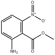 2-氨基-6-硝基苯甲酸甲酯 结构式