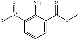 2-氨基-3-硝基苯甲酸甲酯 结构式