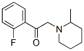 Ethanone,1-(2-fluorophenyl)-2-(2-methyl-1-piperidinyl)-(9CI) 结构式