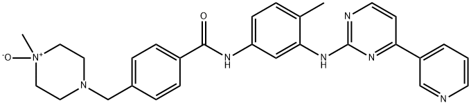 伊马替尼（哌啶）-N-氧化物 结构式
