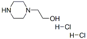 哌嗪-1-乙醇二盐酸盐 结构式