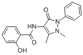 SALICYLAMIDOPHENAZONE 结构式