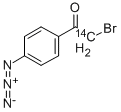 p-Azidophenacyl Bromide-1-14C 结构式