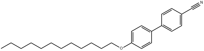4'-氰基-4-十二烷氧基联苯 结构式