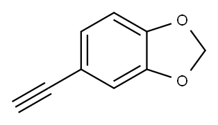 5-炔基苯并[D][1,3]二氧杂环戊烯 结构式