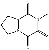 Pyrrolo[1,2-a]pyrazine-1,4-dione, hexahydro-2-methyl-3-methylene- (9CI) 结构式