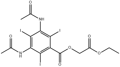 碘卡乙酯 结构式