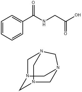 马尿酸乌洛托品 结构式
