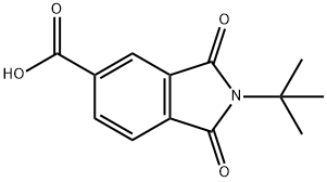 2-TERT-BUTYL-1,3-DIOXO-5-ISOINDOLINECARBOXYLIC ACID 结构式