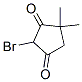 2-Bromo-4,4-dimethyl-1,3-cyclopentanedione 结构式
