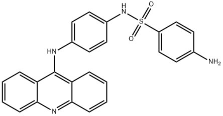 N-[4-[(Acridine-9-yl)amino]phenyl]-4-aminobenzenesulfonamide 结构式